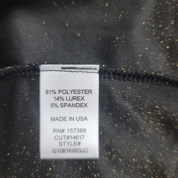 OriginalityGlitzy Side Ruche Glitter Lurex Midi Skirt - Picture 9 of 12